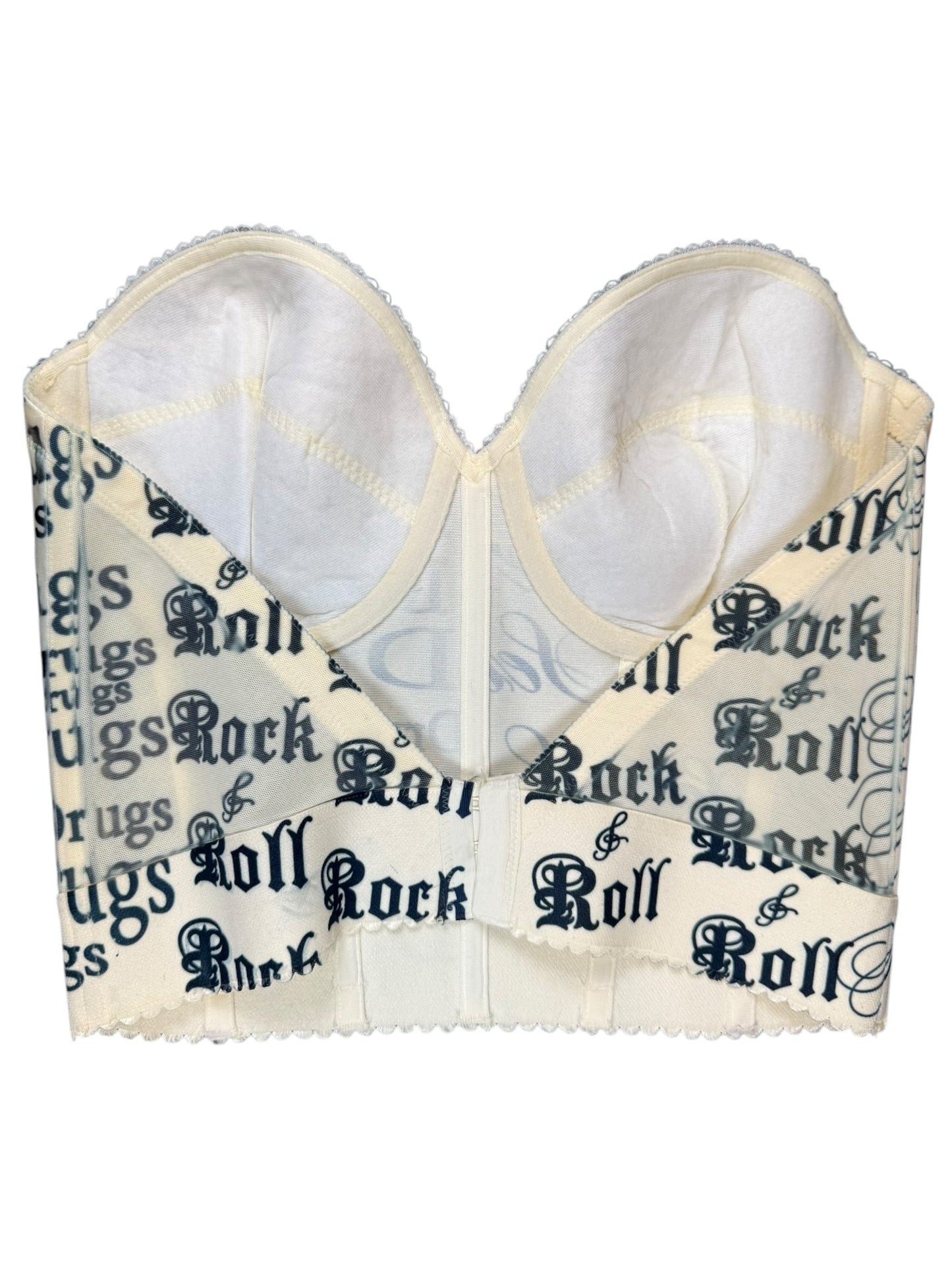 SEX DRUGS ROCK AND ROLL BUSTIER - M