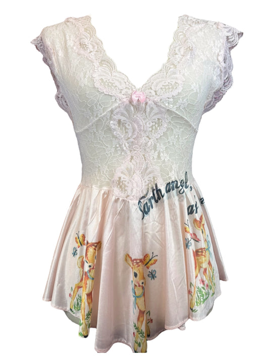 EARTH ANGEL PINK TOP - M