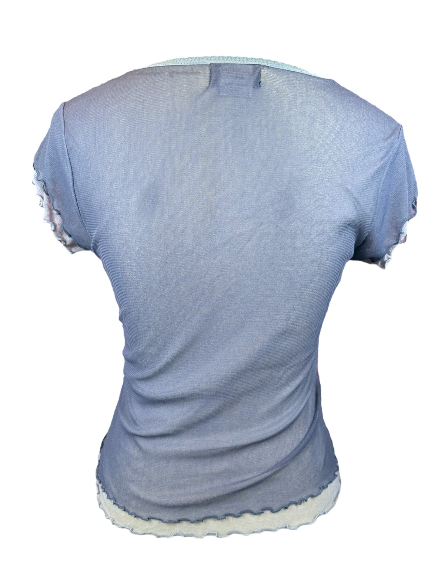 CHERRY SALOON BLUE MESH - S