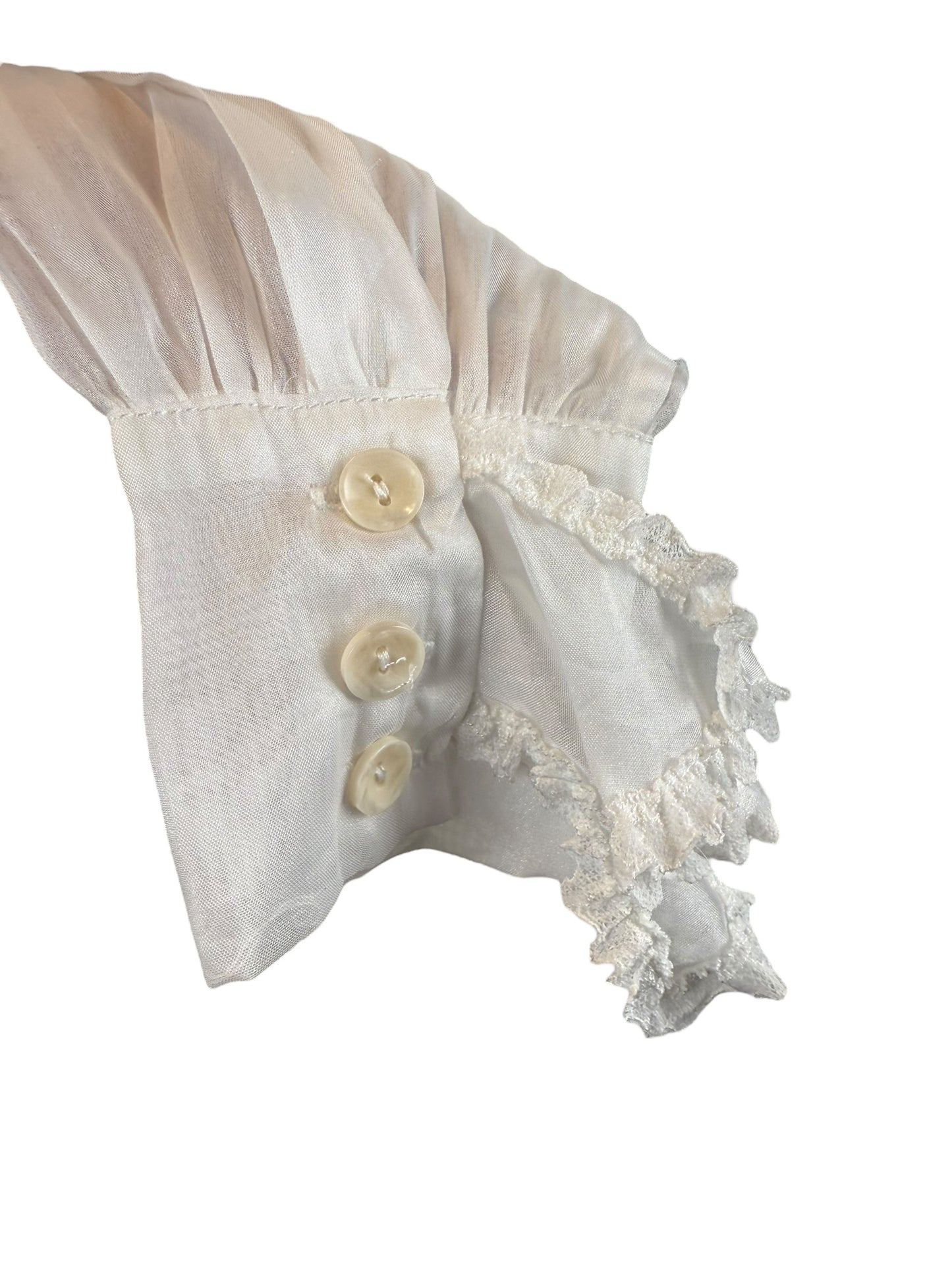 LOVE ME TENDER WHITE SAILOR BLOUSE - XS