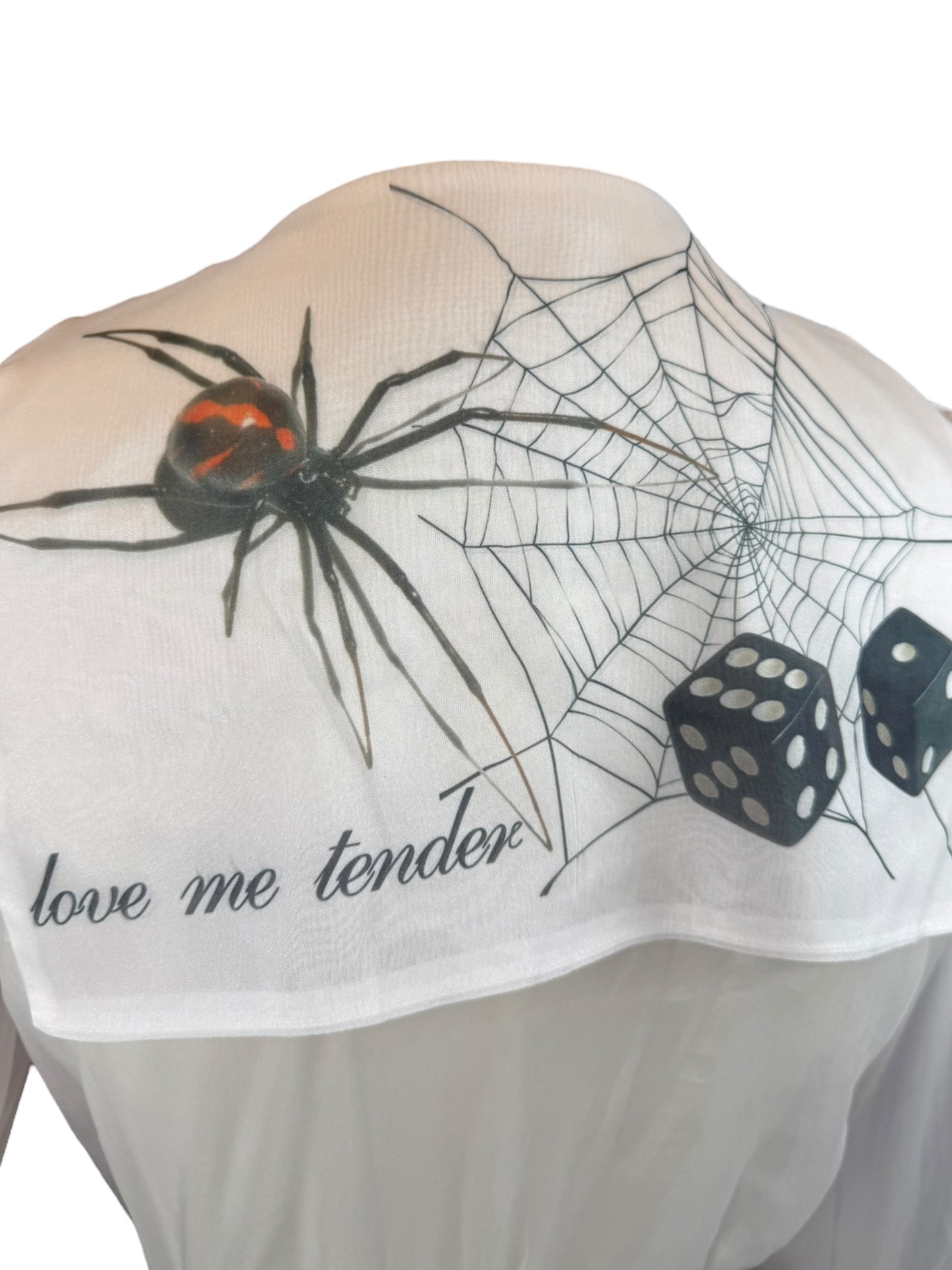 LOVE ME TENDER WHITE SAILOR BLOUSE - XS