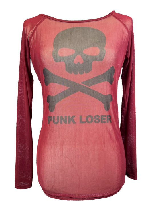 PUNK LOSER MAROON MESH - XL/2X/3X