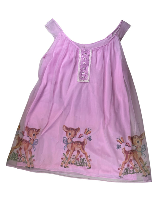 DEER DIARY PINK BABYDOLL NIGHTIE- 1X/2X