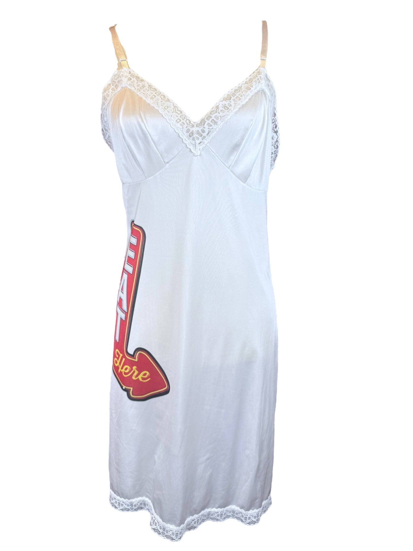 EAT ME WHITE DRESS - M