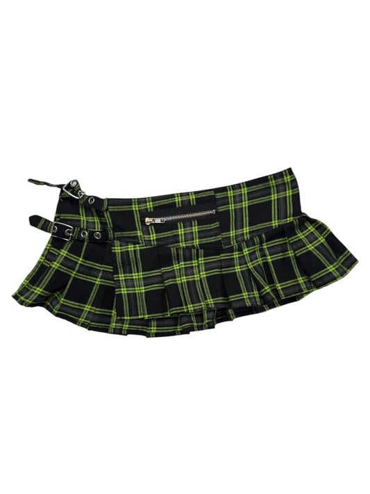 LIP SERVICE EXTA MINI PLAID SKIRT -  XS/S