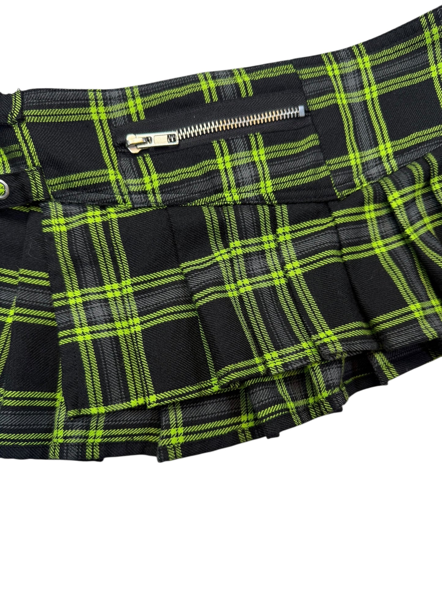 LIP SERVICE EXTA MINI PLAID SKIRT -  XS/S