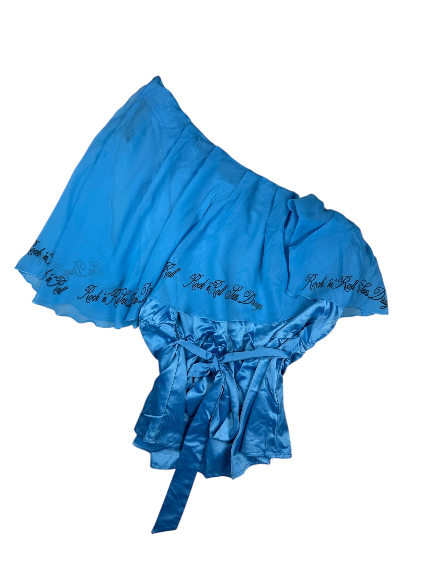 SEX DRUGS ROCK N ROLL BLUE TOP - XL