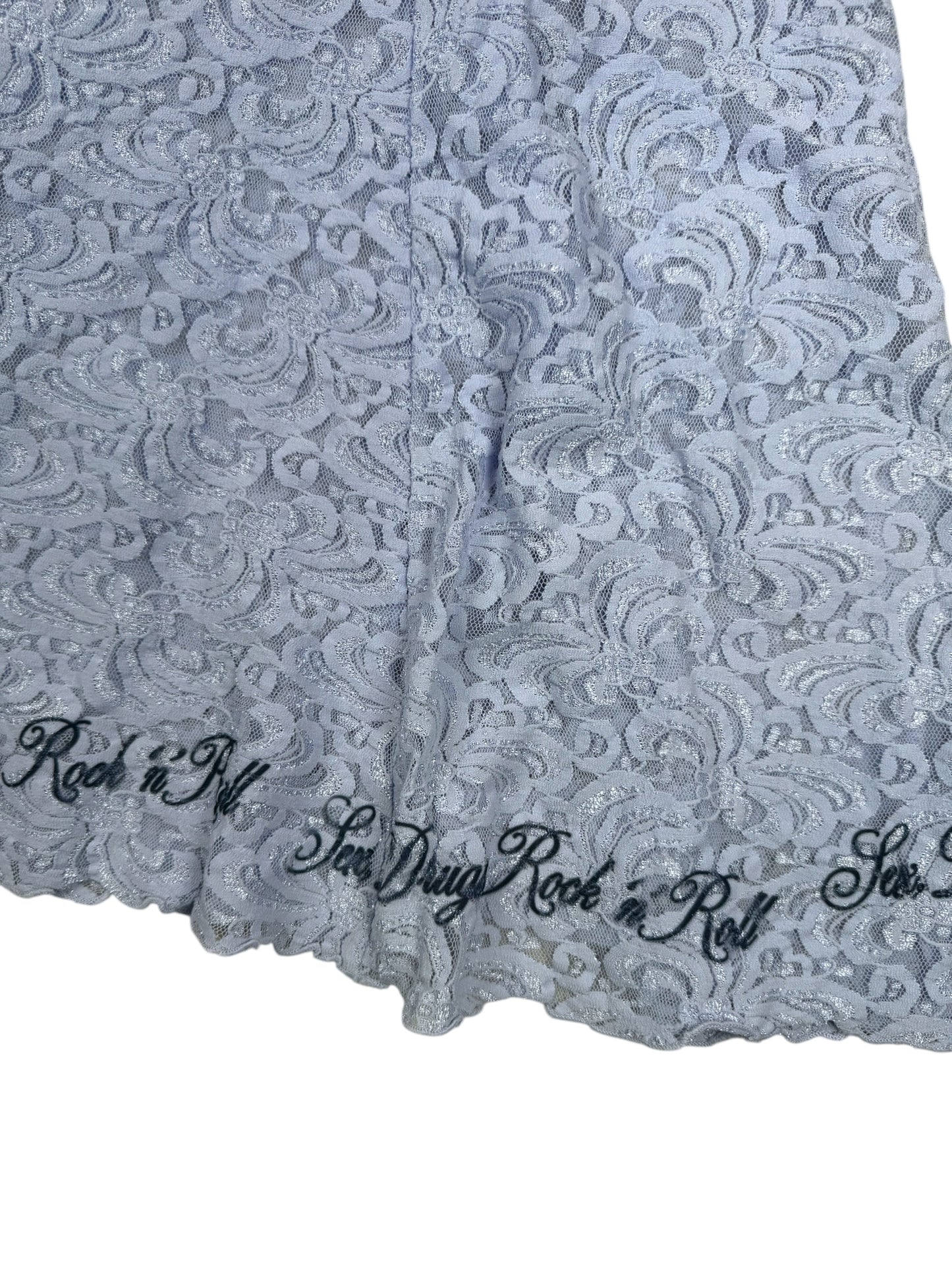 SEX DRUGS ROCK N ROLL PERIWINKLE DRESS - XL