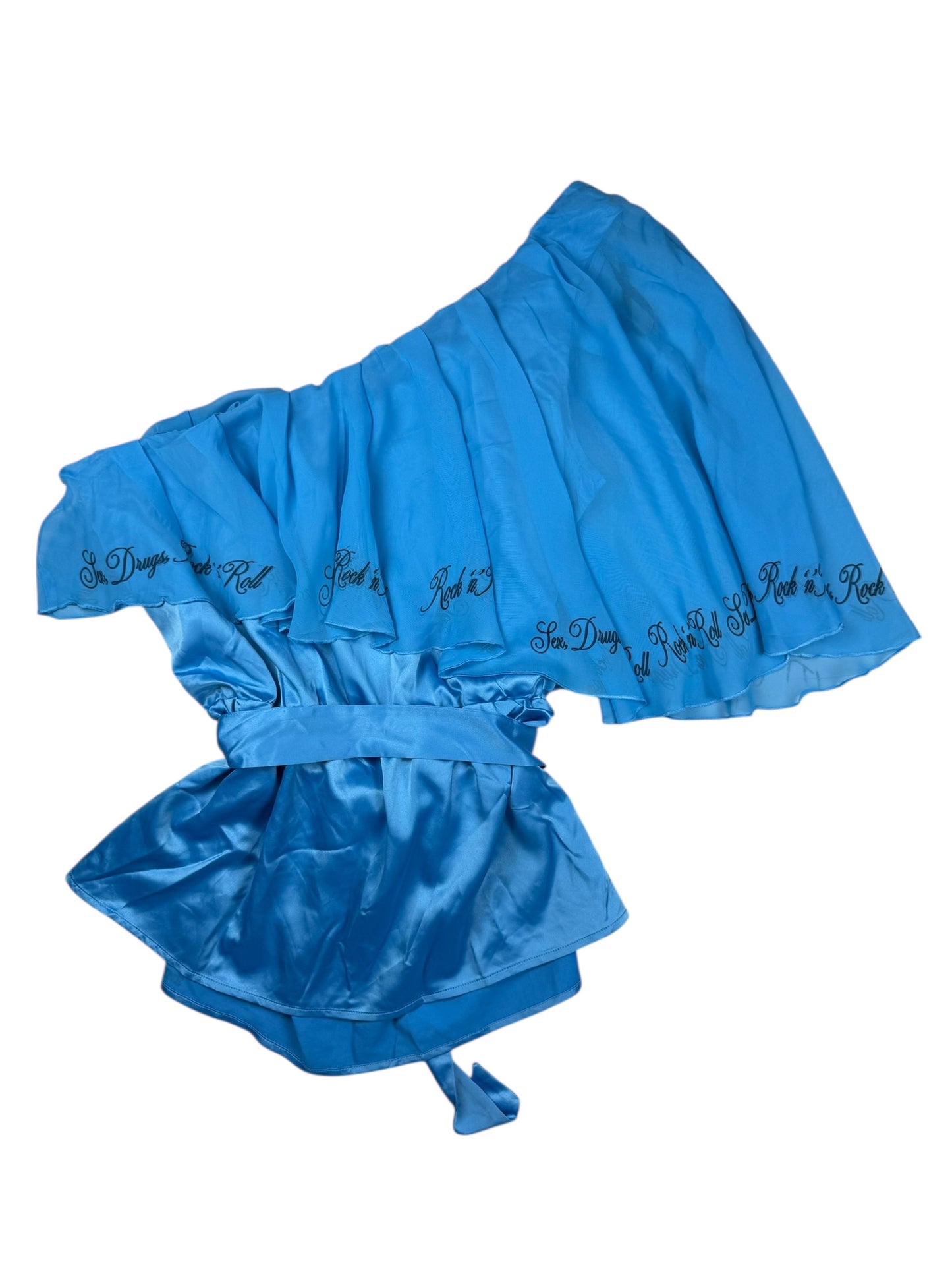SEX DRUGS ROCK N ROLL BLUE TOP - XL
