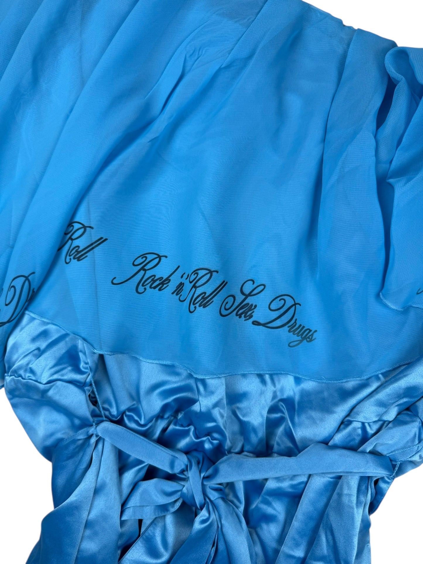 SEX DRUGS ROCK N ROLL BLUE TOP - XL