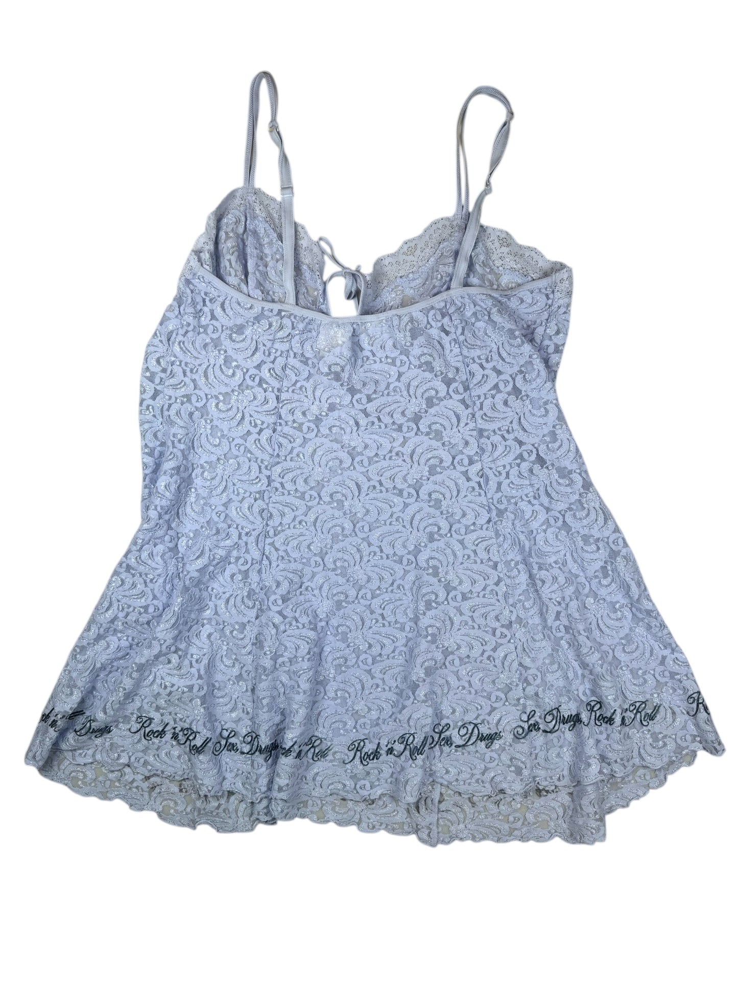 SEX DRUGS ROCK N ROLL PERIWINKLE DRESS - XL