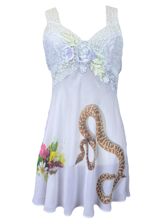 GARDEN SNAKE BABYDOLL TOP - S