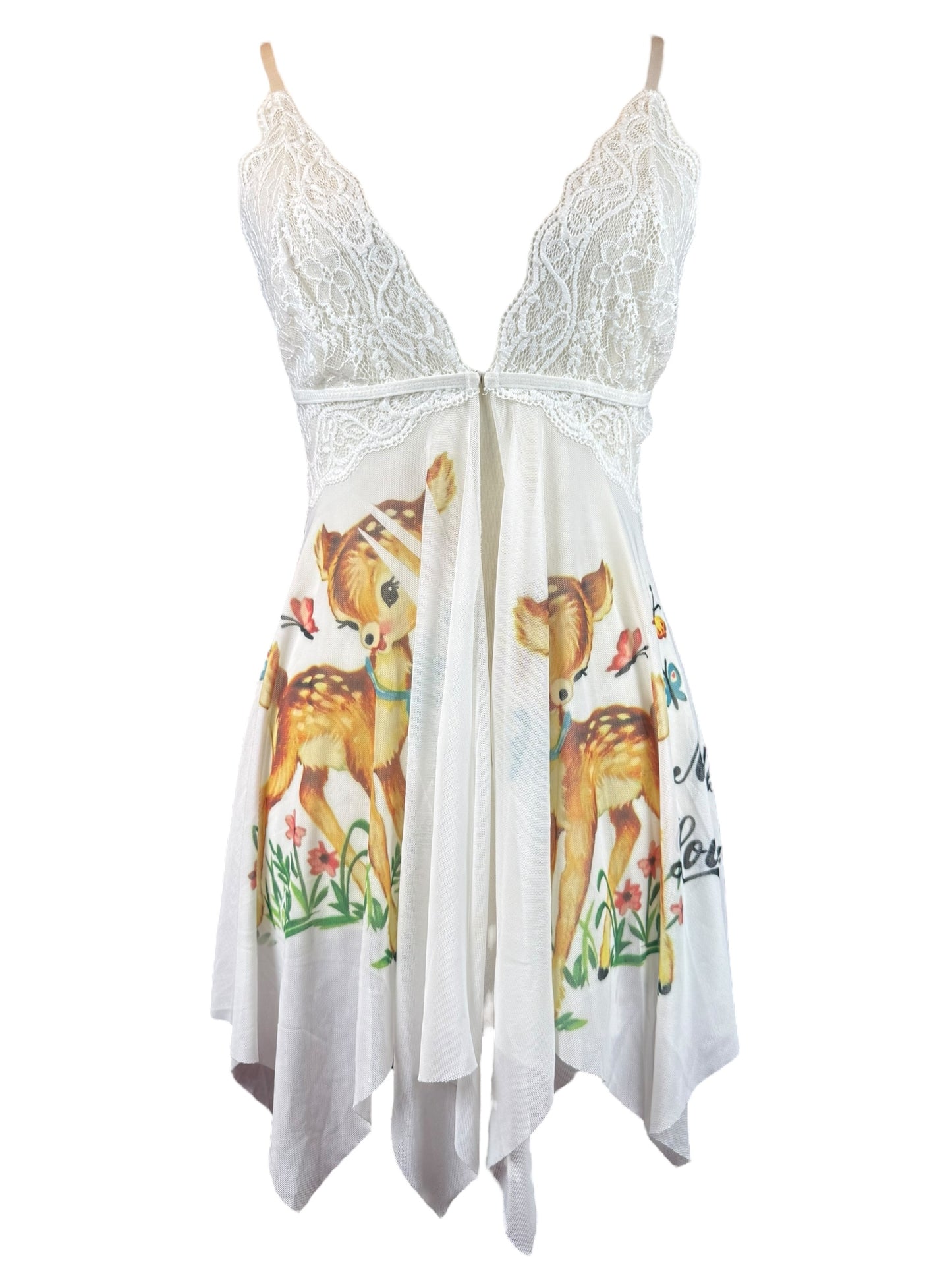 EARTH ANGEL WHITE TOP - S