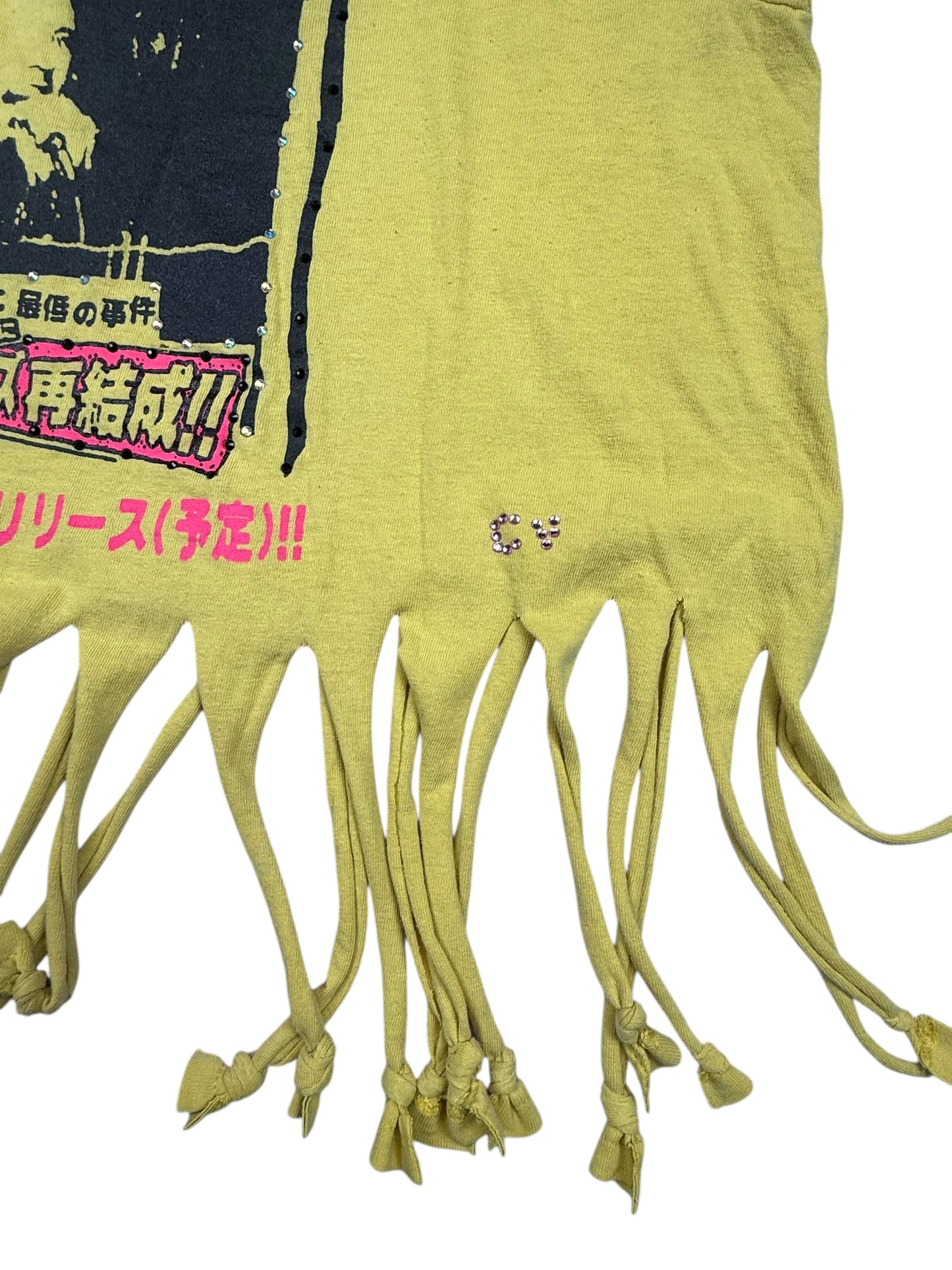 SEX PISTOLS YELLOW FRINGE TEE - XL/2X