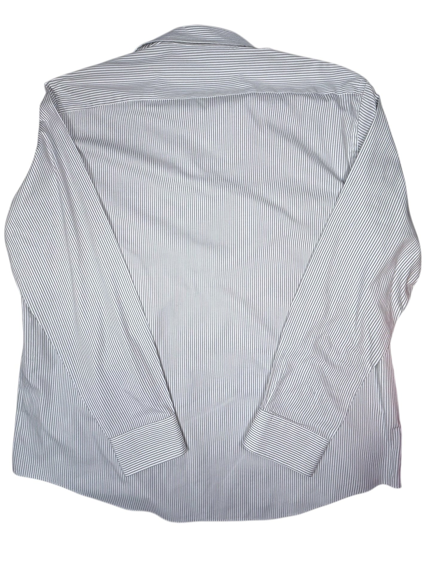 RATS STRIPED LONG SLEEVE BUTTON UP - MENS 2XL