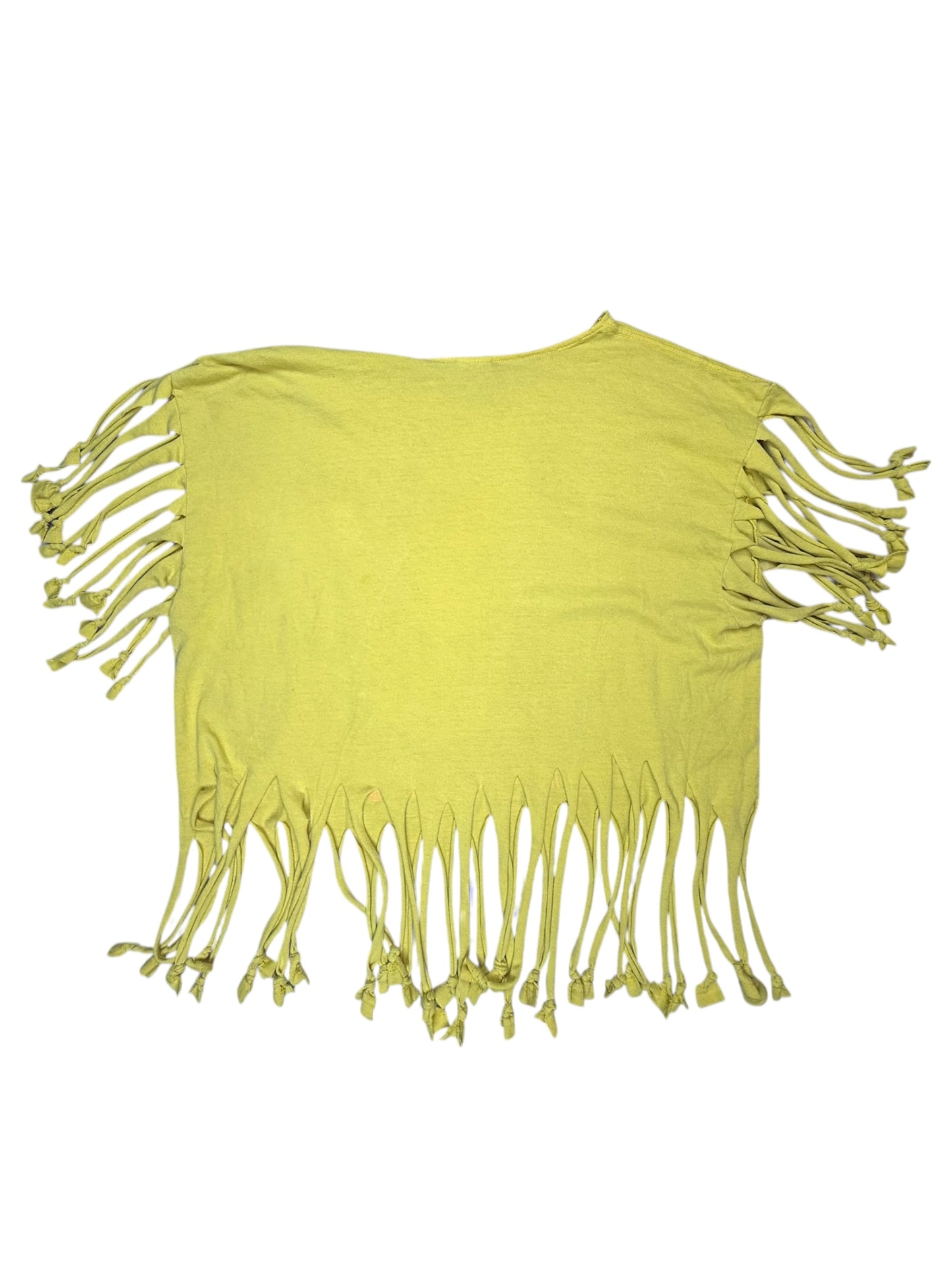 SEX PISTOLS YELLOW FRINGE TEE - XL/2X