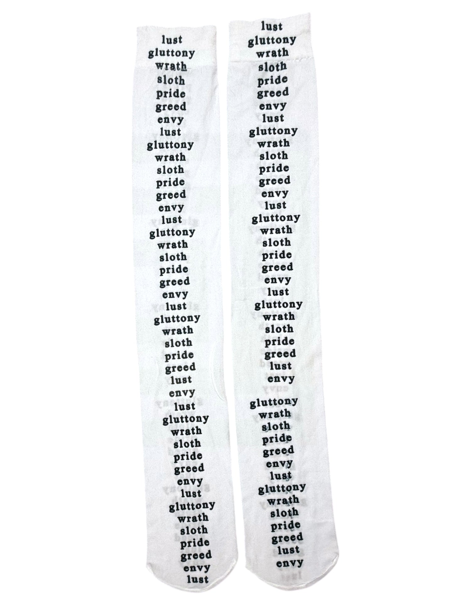 7 DEADLY SINS KNEE HIGHS