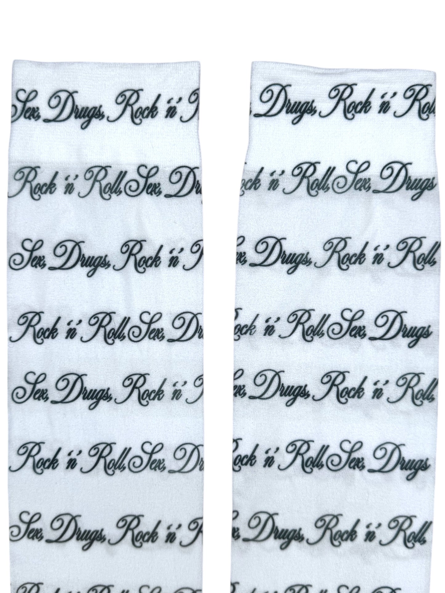 SEX DRUGS ROCK N ROLL KNEE HIGHS