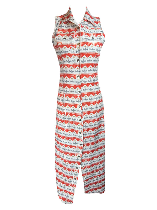 Marlboro Button Up Dress - M