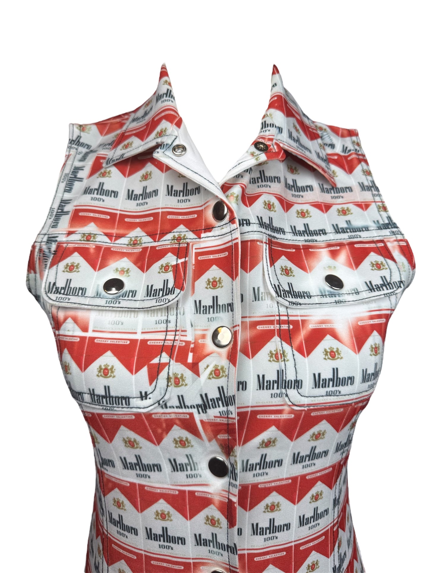 Marlboro Button Up Dress - M