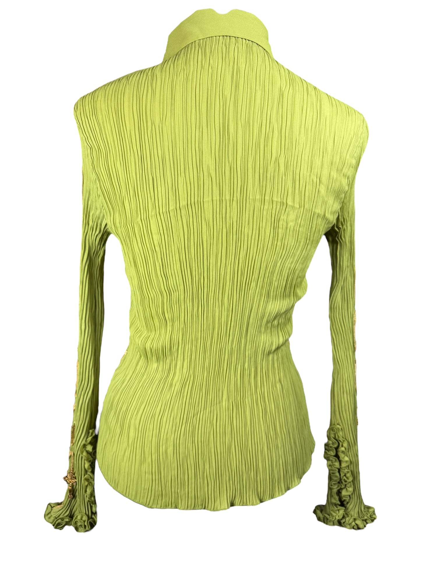 Green Dream Long Sleeve Blouse - S/M