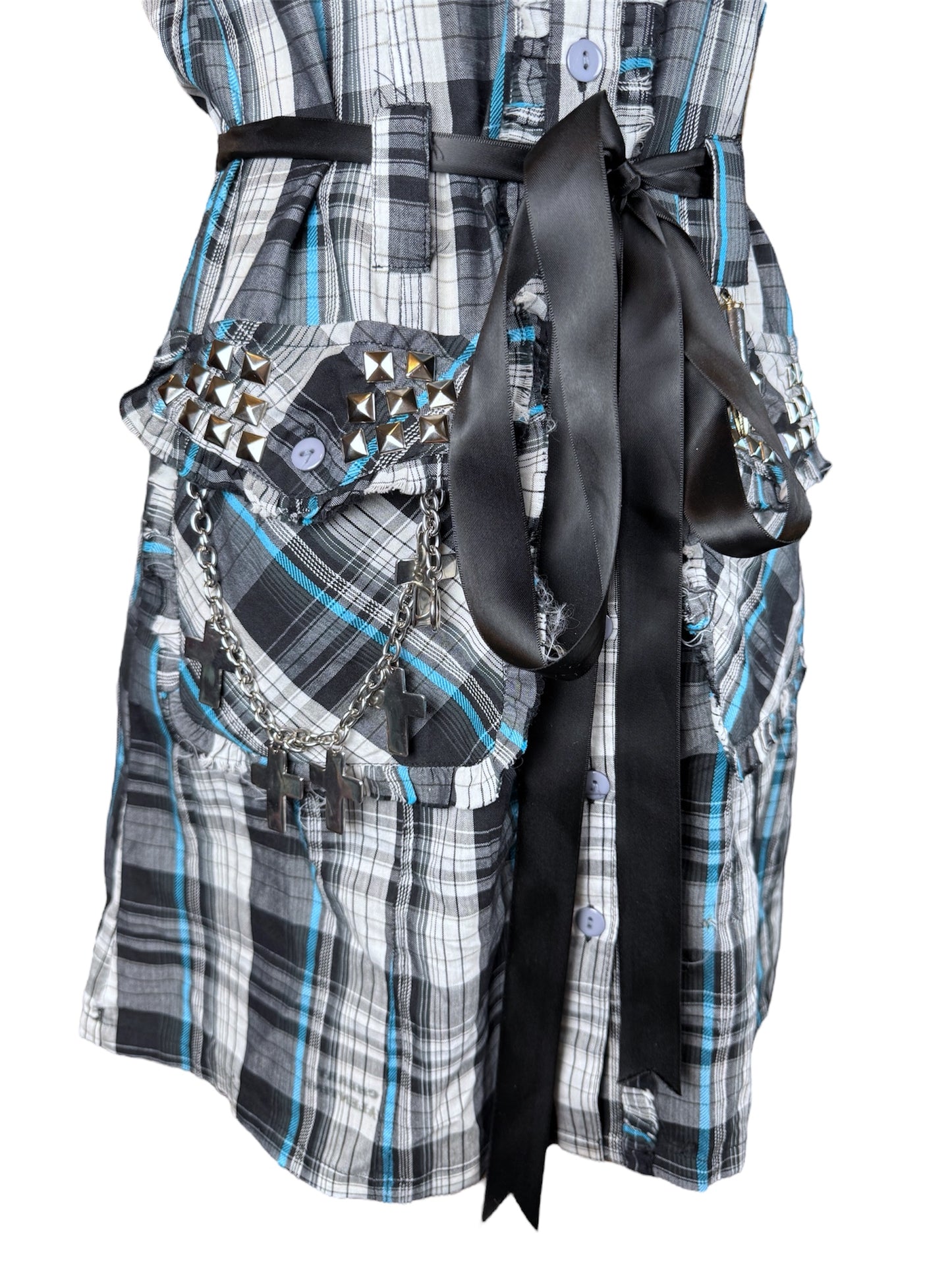 Am I Emo? Plaid Dress - S/M