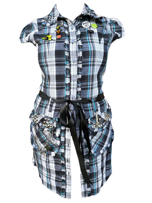Am I Emo? Plaid Dress - S/M