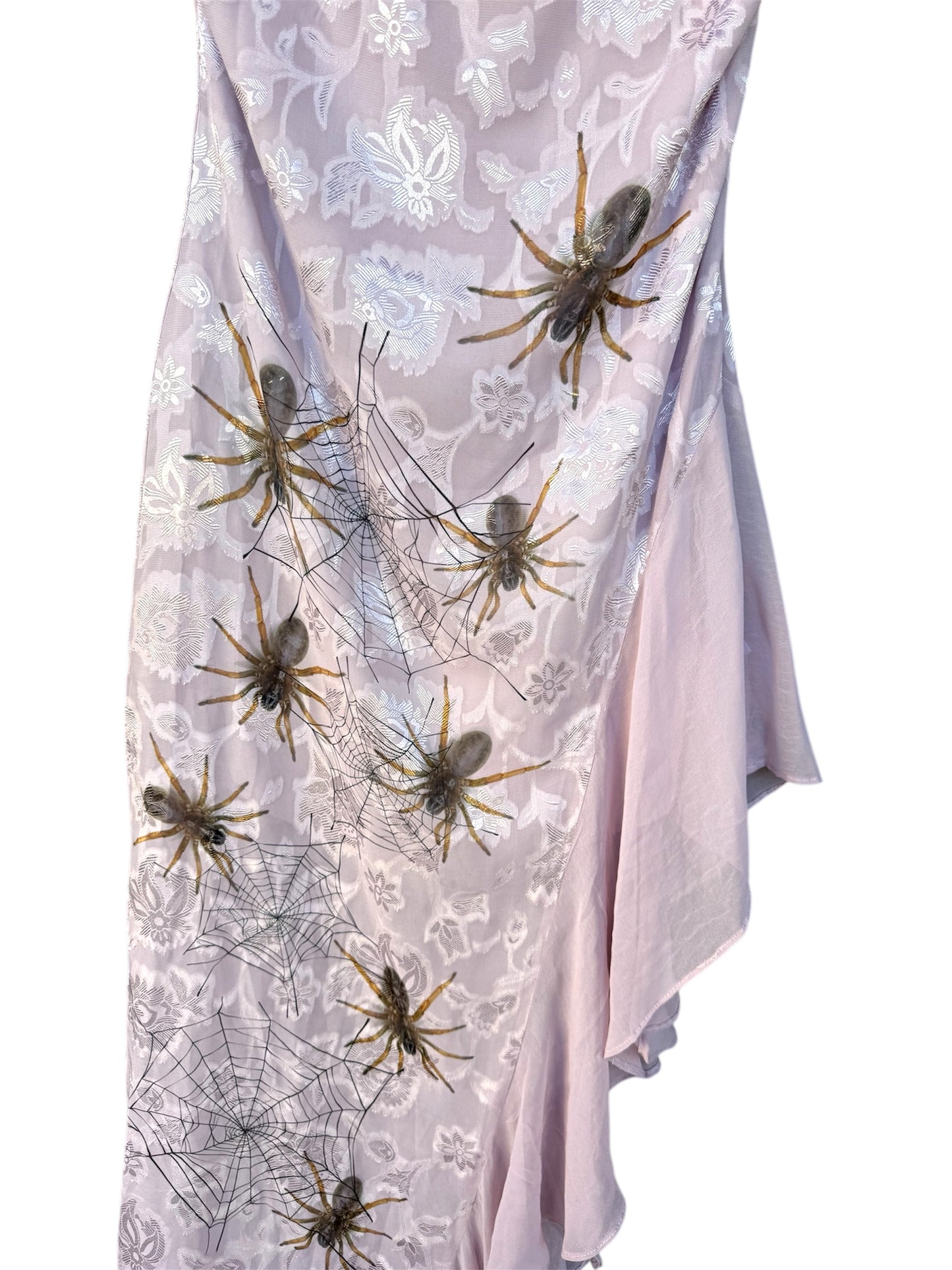 COBWEB MAUVE DRESS - XS