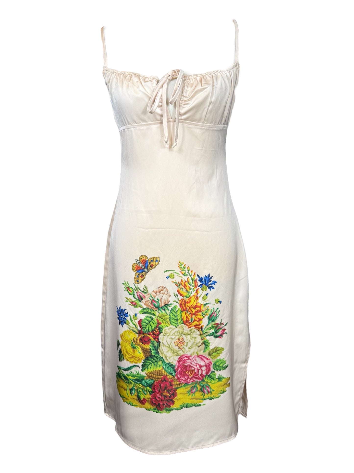 NEEDLE POINT DRESS - S