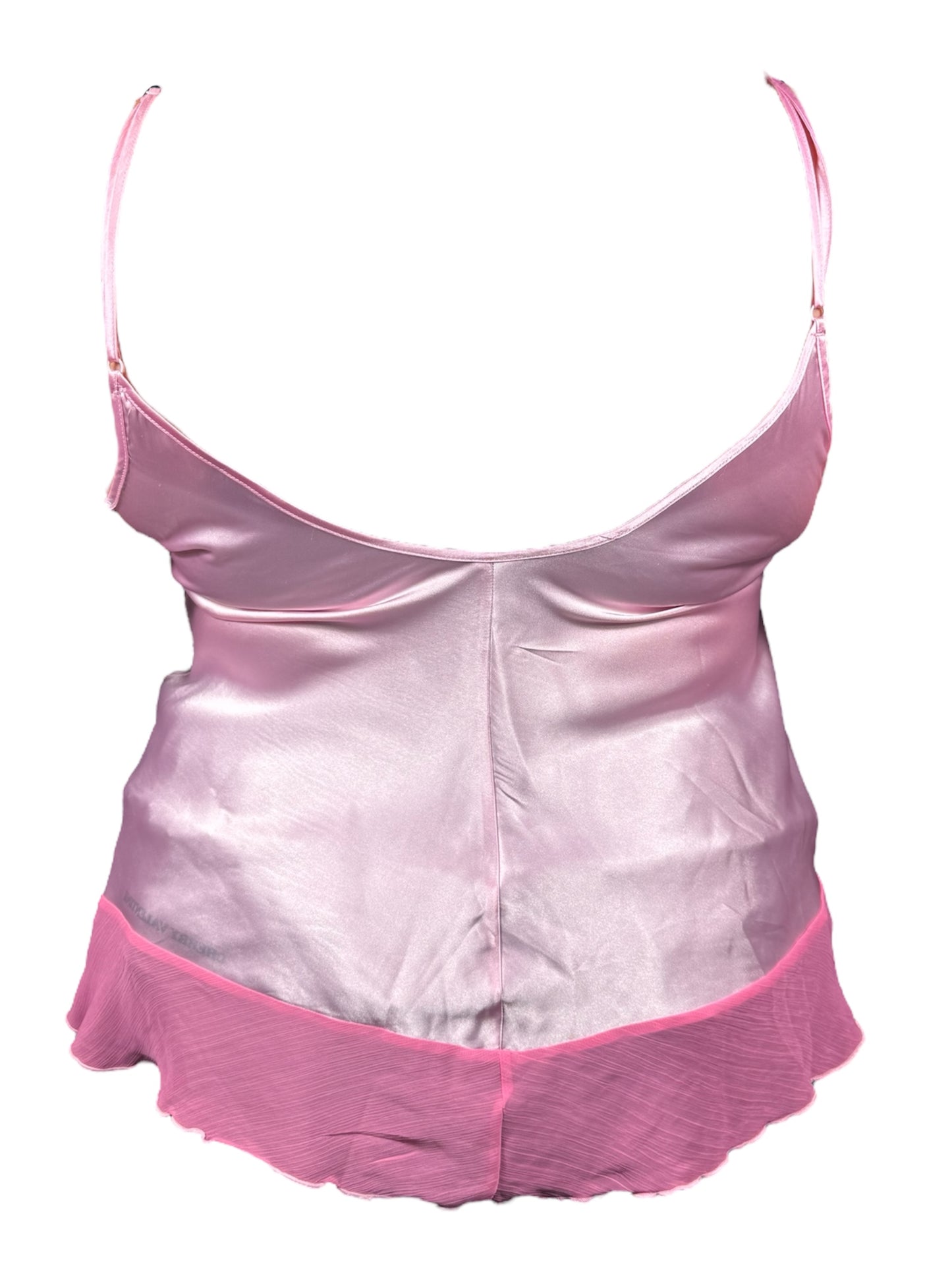 BAMBI PINK LACE TANK - 2X
