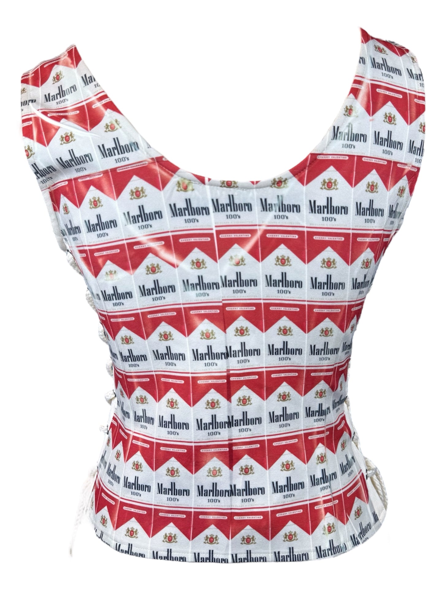 MARLBORO LACE UP TANK - M