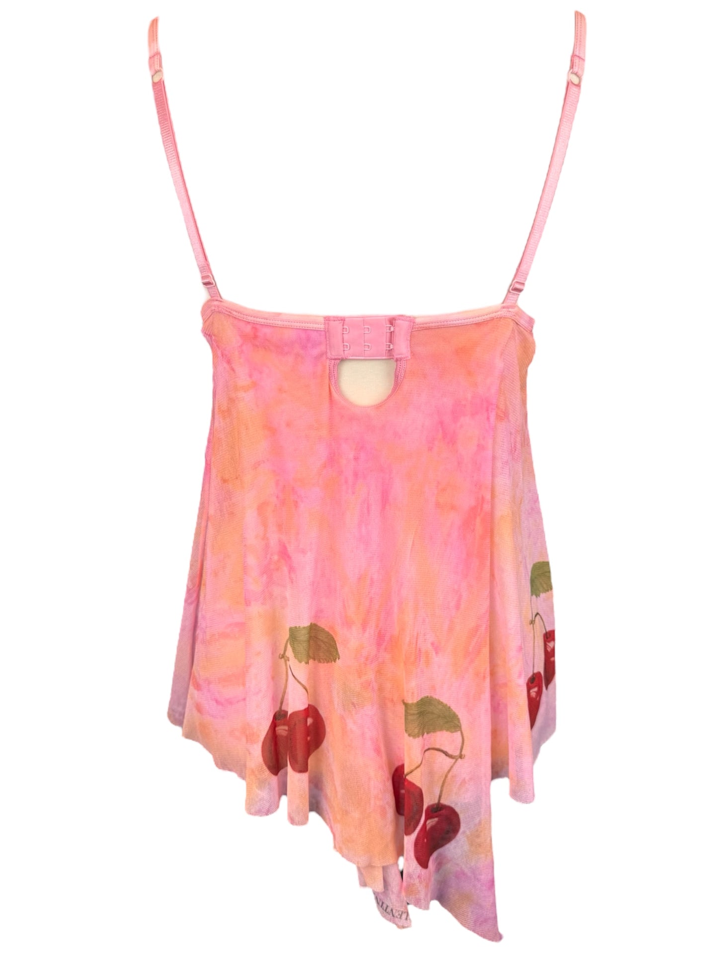 PINK CHERRY BABYDOLL TANK  - M