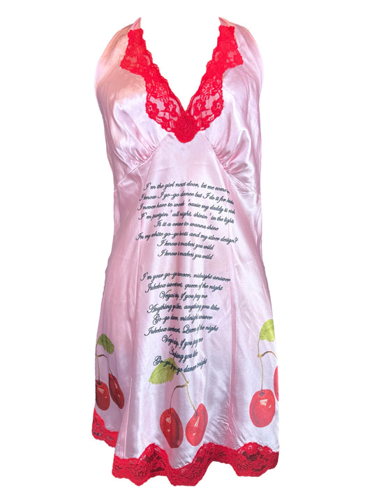CHERRY GOGO PINK DRESS - M