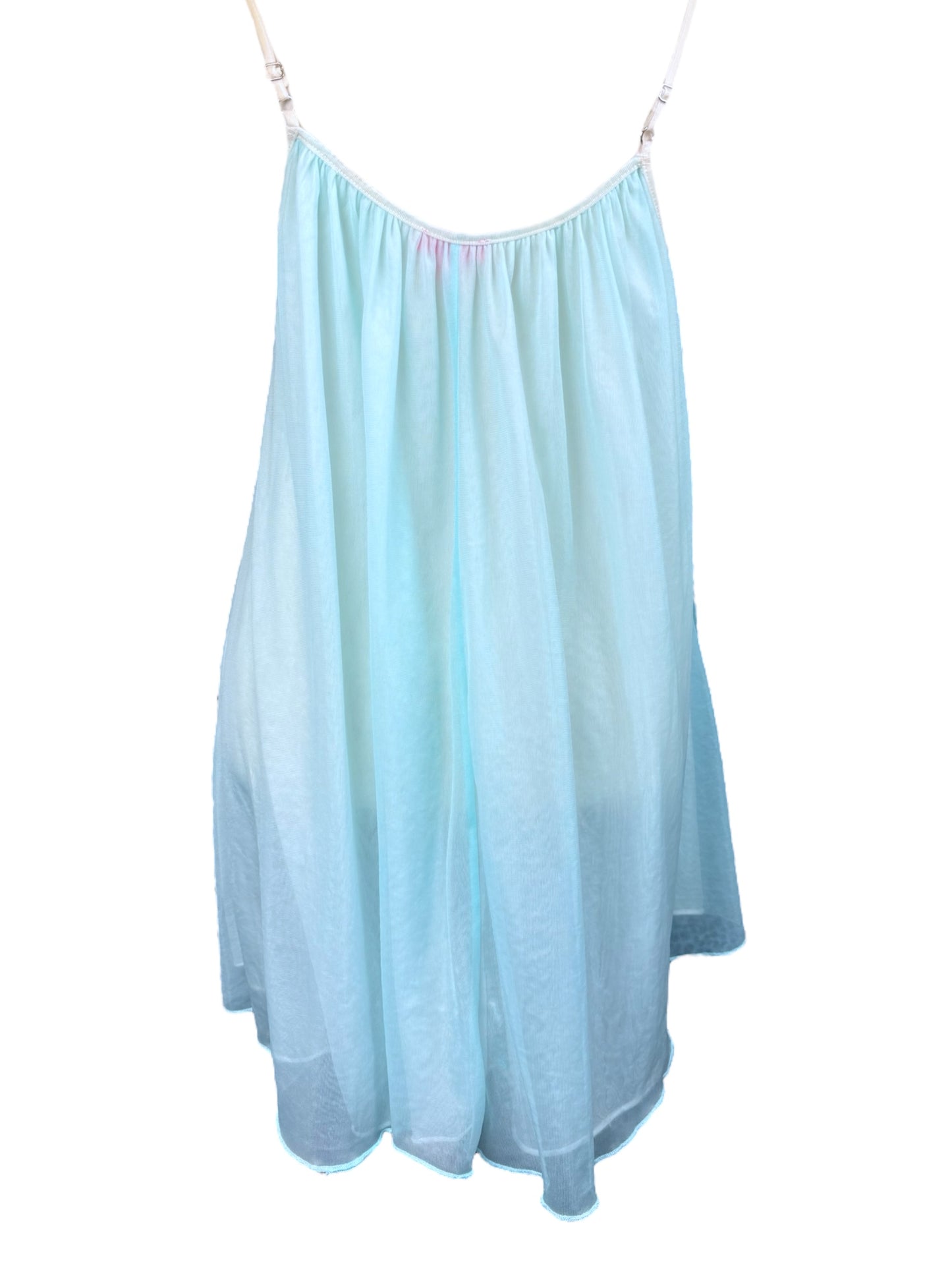 ROSE BLUE BABYDOLL DRESS - M