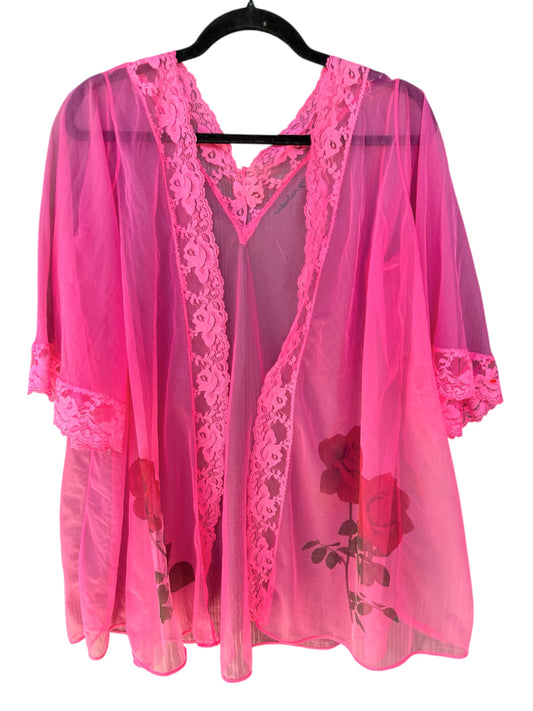 ROSE PINK NIGHTIE - L