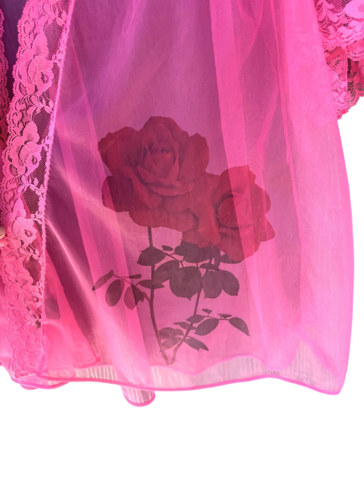 ROSE PINK NIGHTIE - L