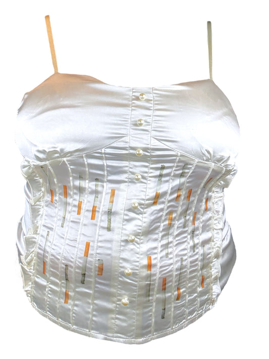 INDIE SLEAZE CIG WHITE TANK - 2X