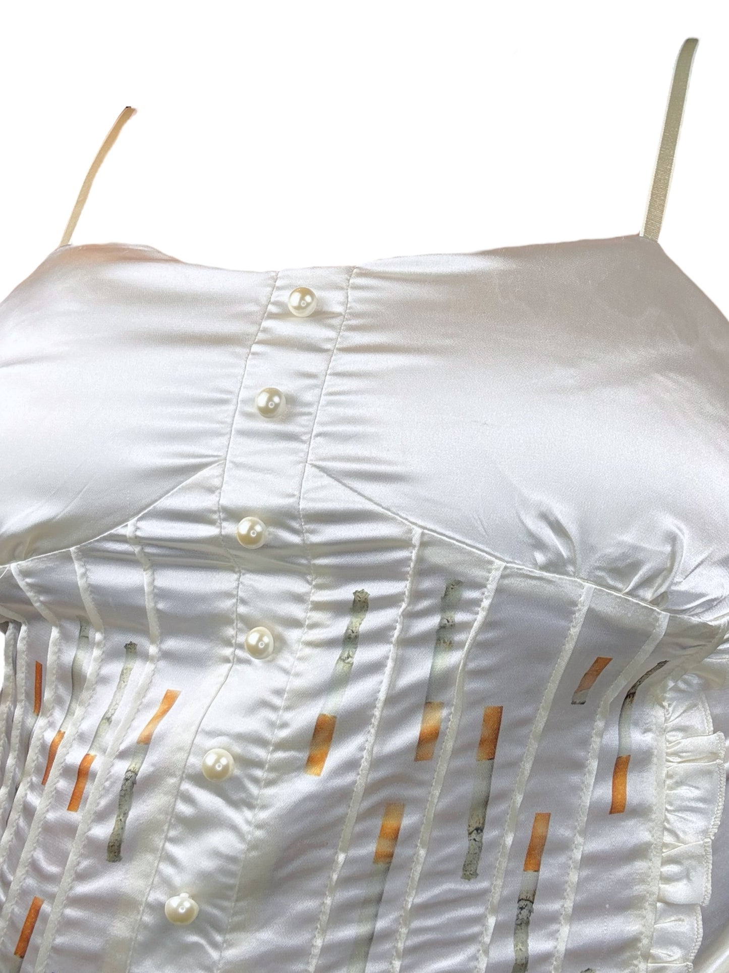 INDIE SLEAZE CIG WHITE TANK - 2X