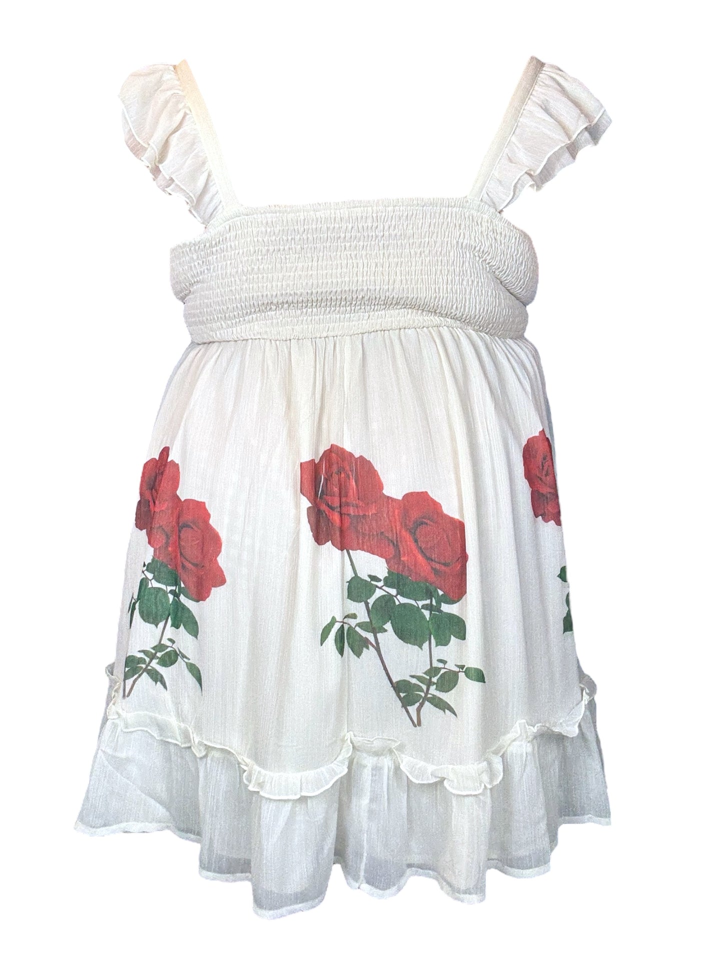 ROSE WHITE DRESS - 3X