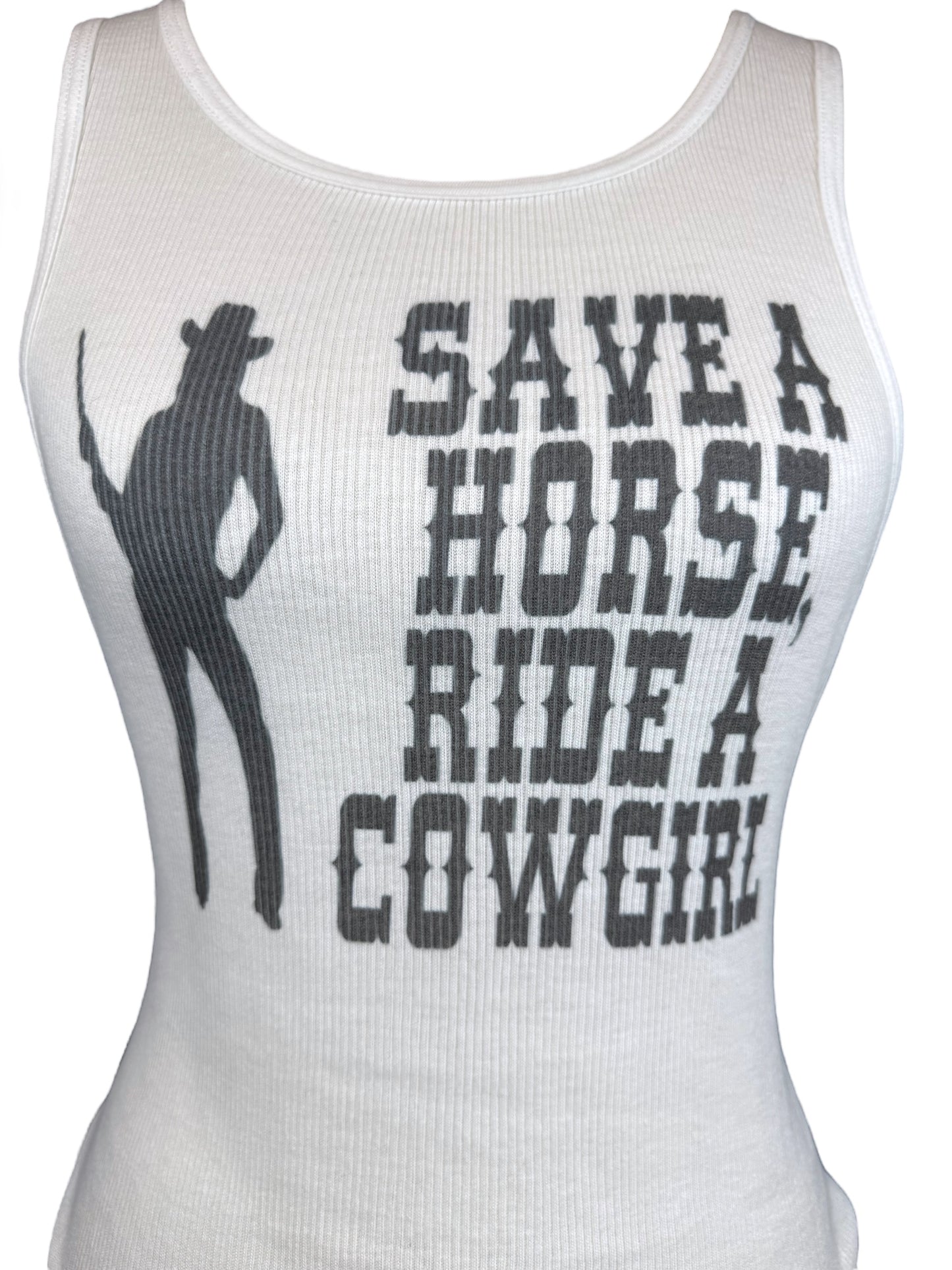 RIDE A COWGIRL TANK *PRE-ORDER*