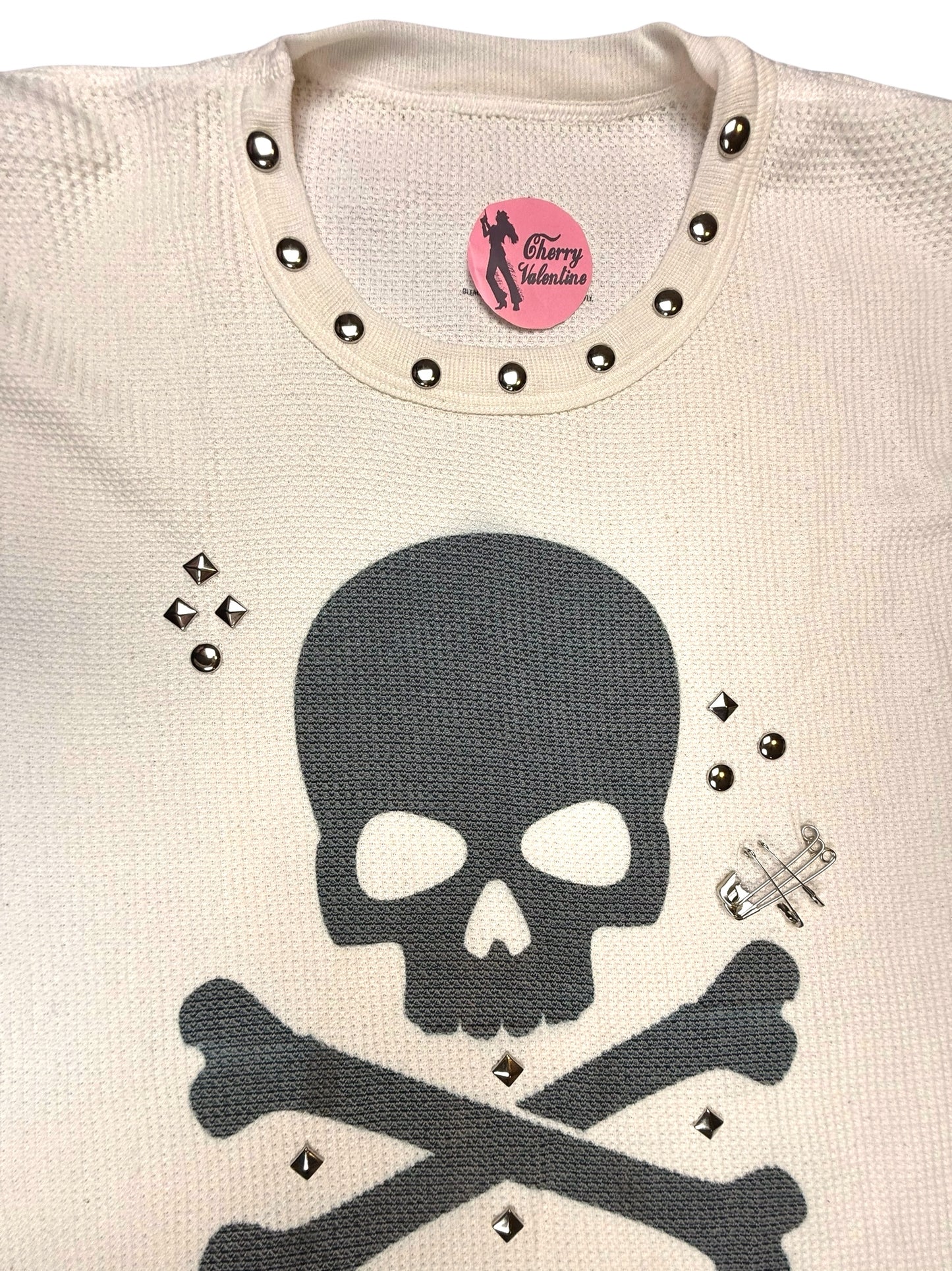 STUDDED PUNK LOSER THERMAL TEE - 4X