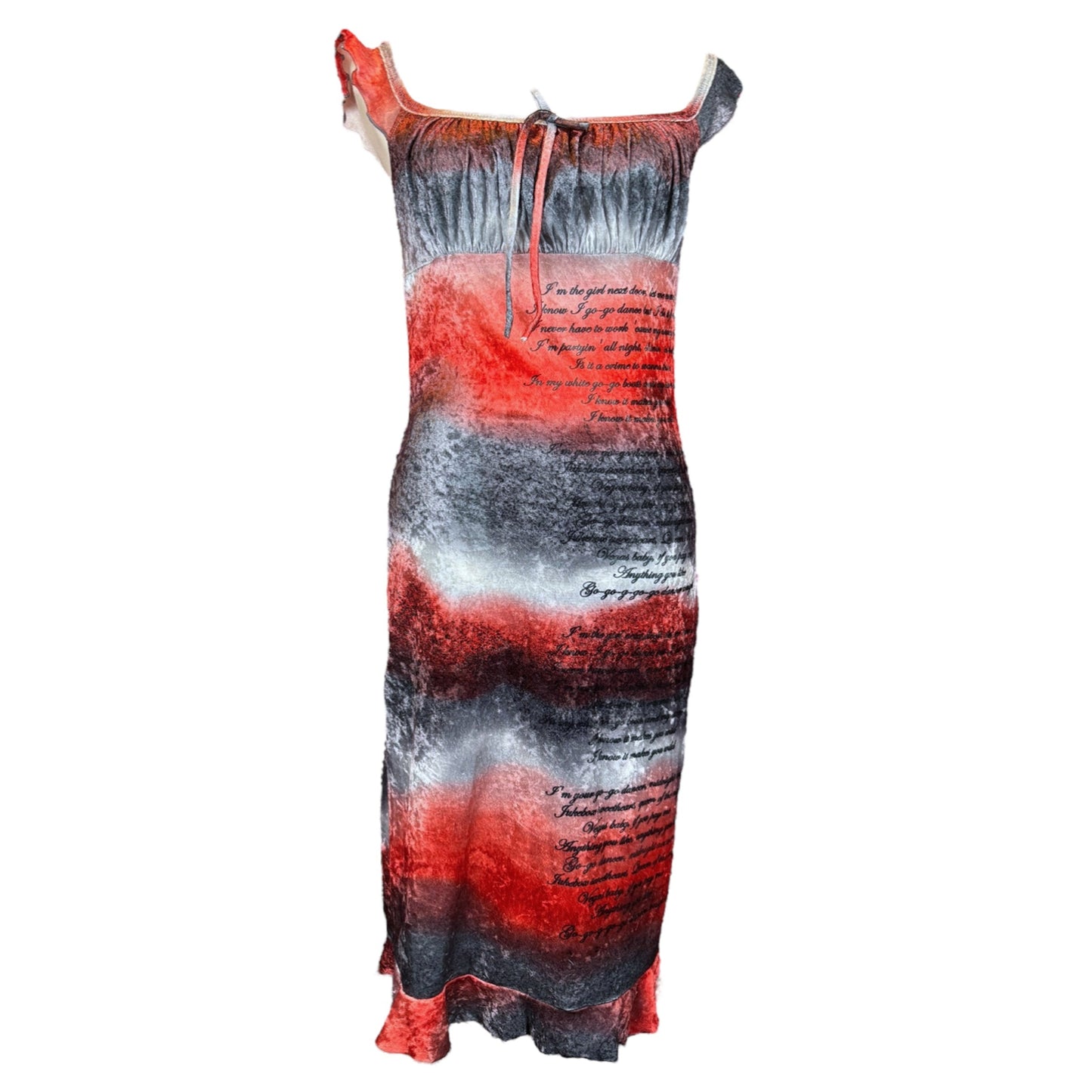 GOGO DANCER VELVET DRESS - M