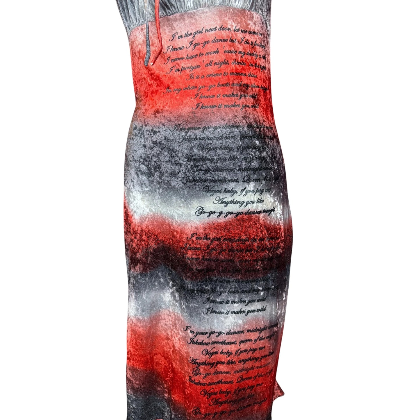 GOGO DANCER VELVET DRESS - M