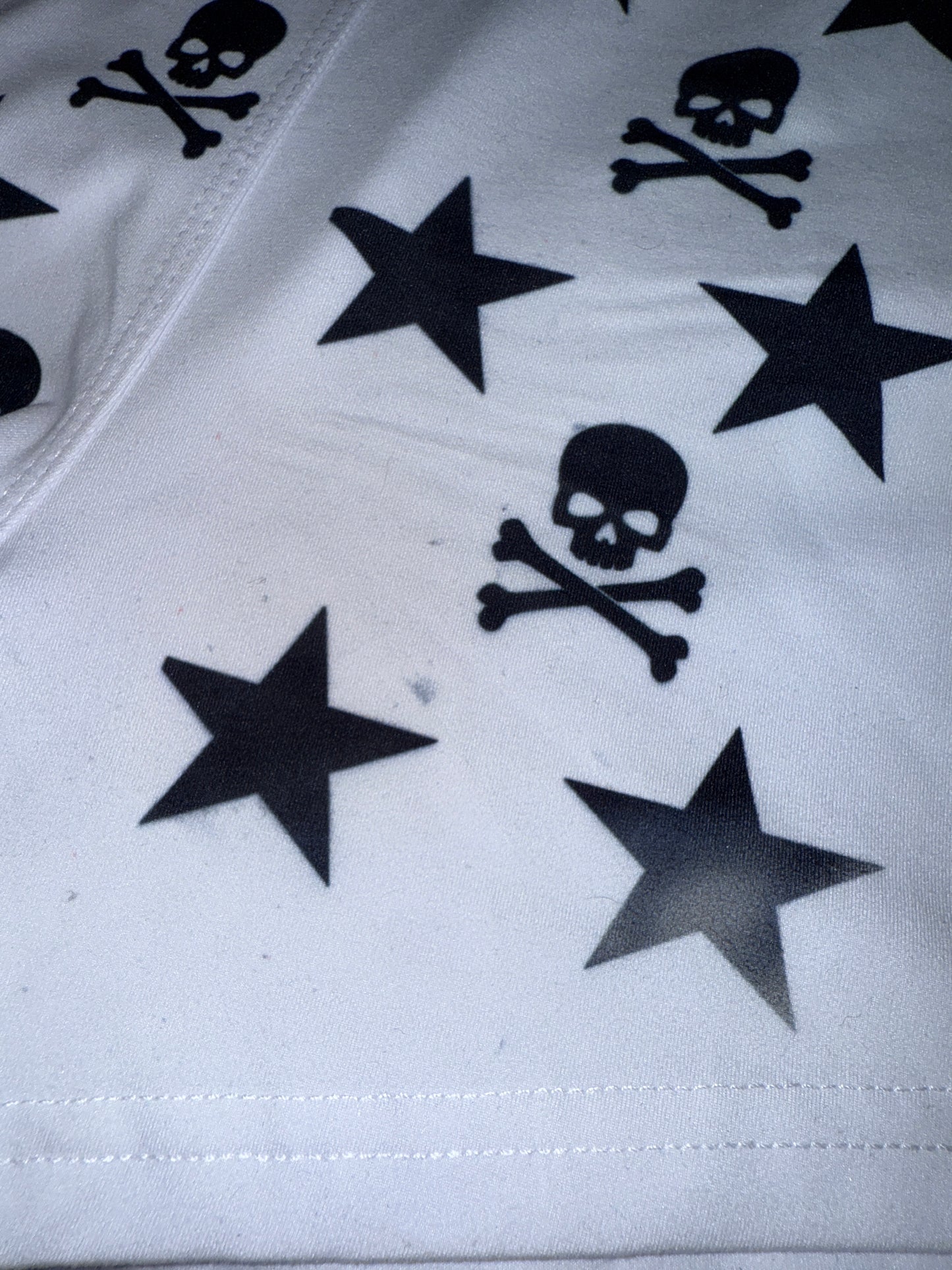 STAR SKULL YOGA SHORTS SAMPLE - XL